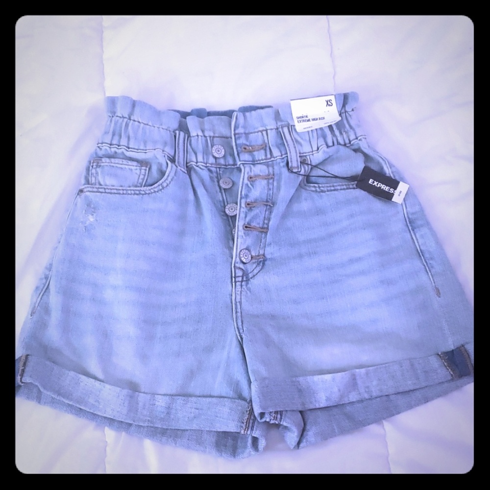 High rise shorts